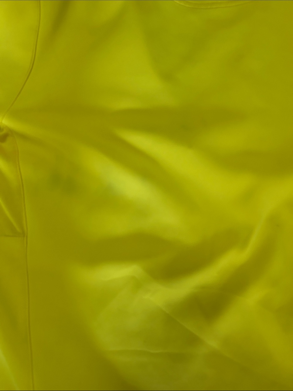 Men's Yellow Half-Zip Performance Jacket- - Picture 6 of 6